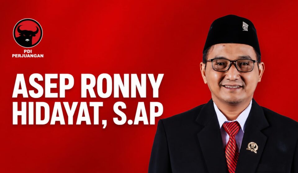 Asep Ronny Perkuat Struktur PDIP Sumedang hingga Tingkat Akar Rumput