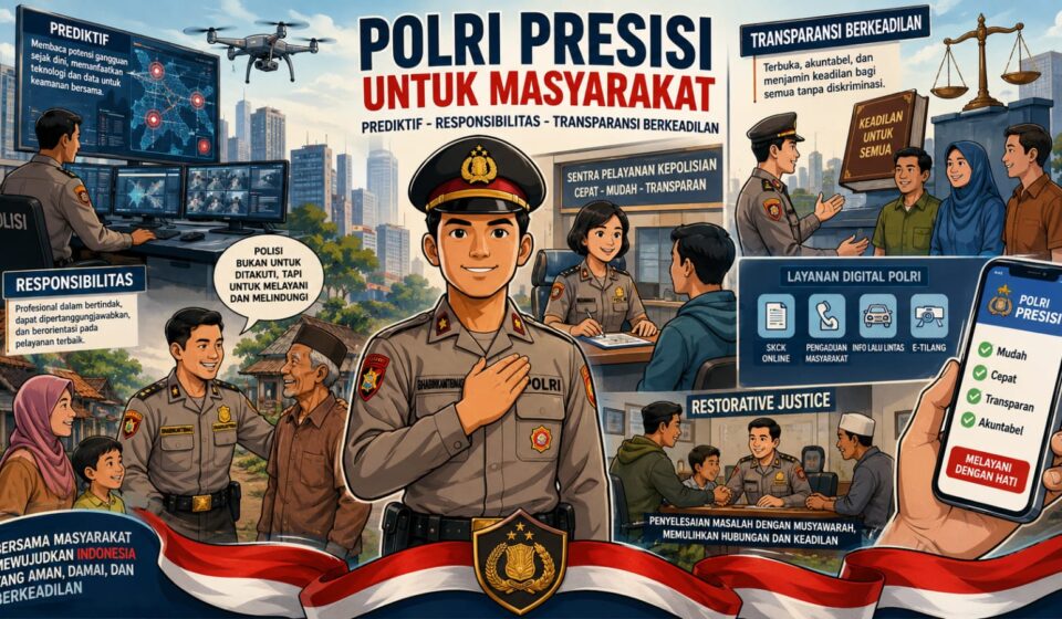 POLRI PRESISI UNTUK MASYARAKAT : Dari Meja Pelayanan hingga Ruang Digital
