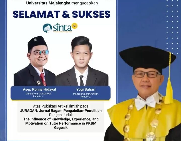 Asep Ronny Hidayat, Legislator Sumedang Tembus Publikasi SINTA 3