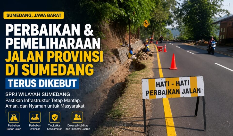 SPPJ Wilayah Sumedang Percepat Pemeliharaan Jalan Provinsi, Wujudkan Infrastruktur Andal untuk Jabar Istimewa