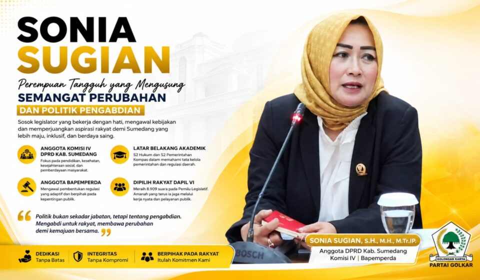 Sonia Sugian, Perempuan Tangguh yang Mengusung Semangat Perubahan dan Politik Pengabdian