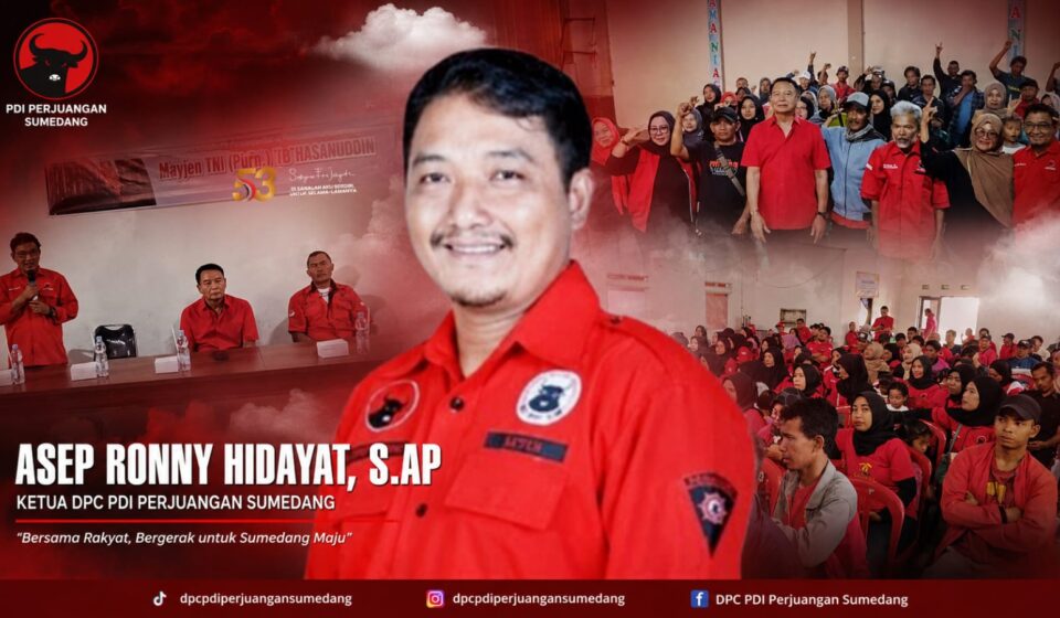 Konsolidasi Kuat, Kader PDI Perjuangan Sumedang Dorong Asep Ronny Hidayat Maju di Pilkada