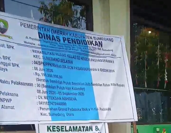 Rehabilitasi SDN Pasanggrahan II Perkuat Infrastruktur Pendidikan, Hadirkan Ruang Belajar yang Lebih Aman dan Nyaman