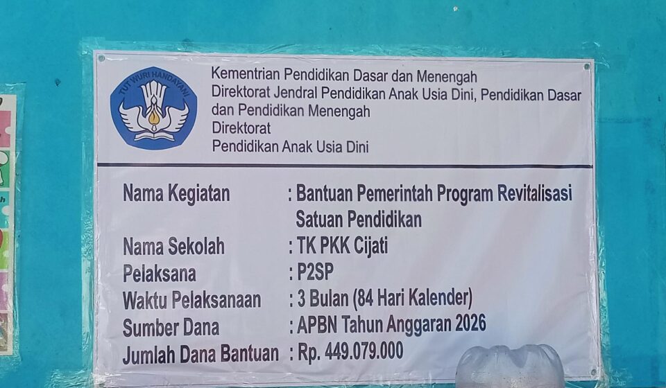 Revitalisasi TK PKK Cijati Berjalan Lancar, Kualitas Bangunan Jadi Prioritas demi Keamanan Anak Didik
