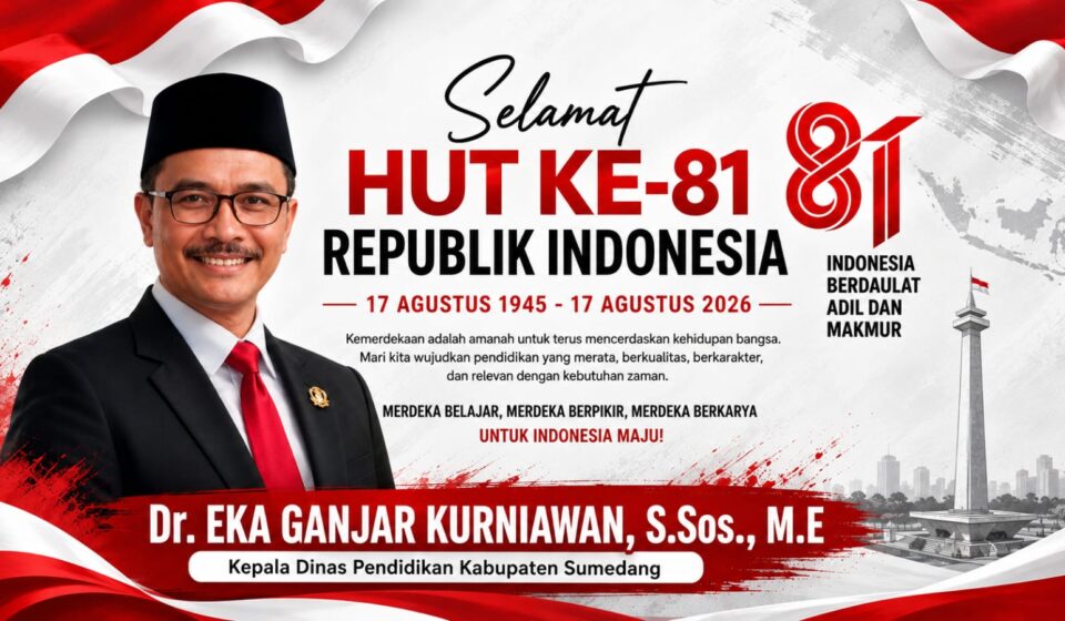 Refleksi HUT ke-81 RI, Eka Ganjar: Kemerdekaan Harus Dirasakan di Ruang Kelas