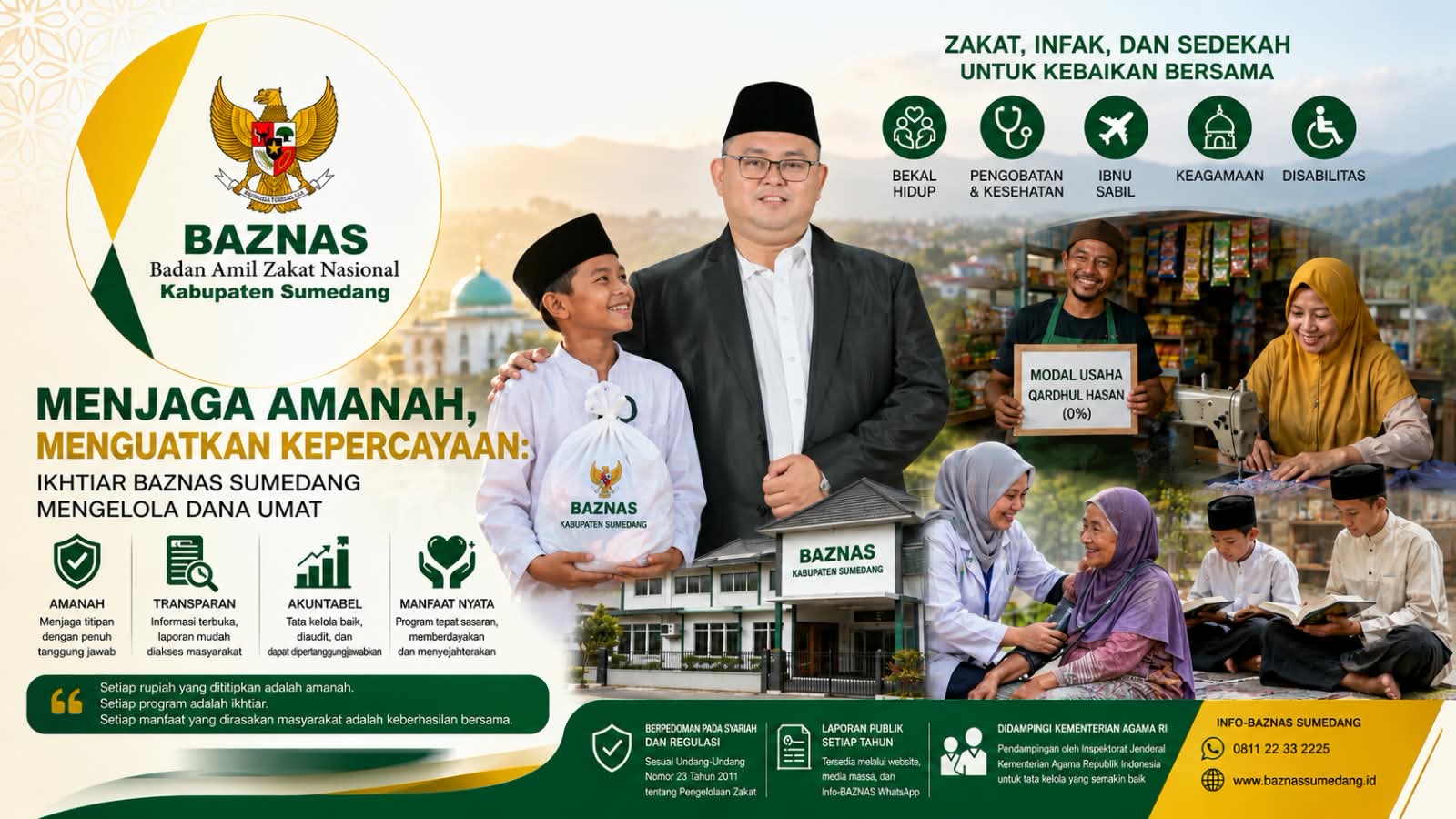 Menjaga Amanah, Menguatkan Kepercayaan: Ikhtiar BAZNAS Sumedang Mengelola Dana UmatΒ