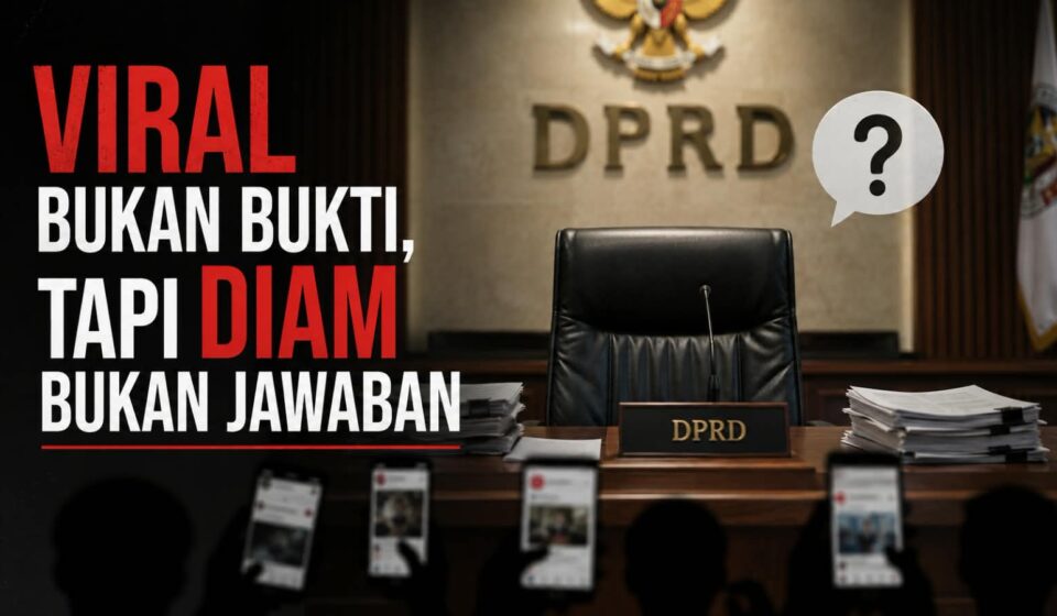 Viral Bukan Bukti, Diam Bukan Jawaban
