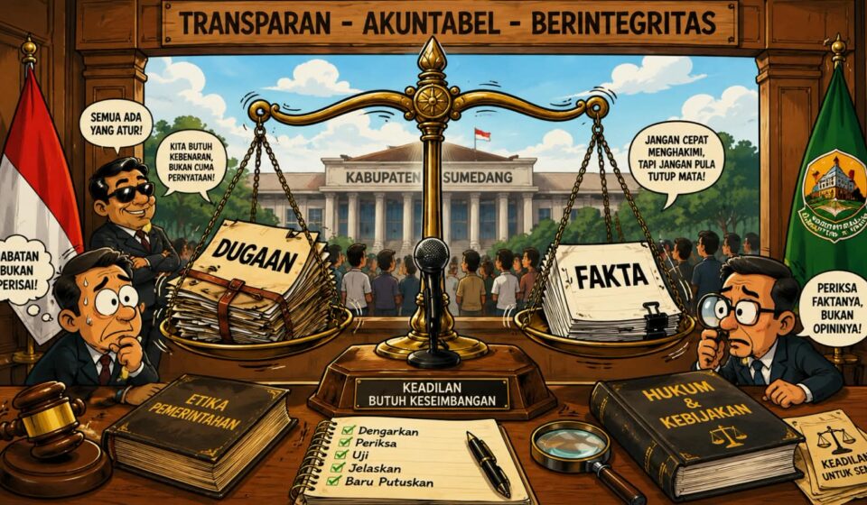 Investigasi Wakil Bupati Sumedang : Jangan Cuma Cari Salah, Cari Kebenaran