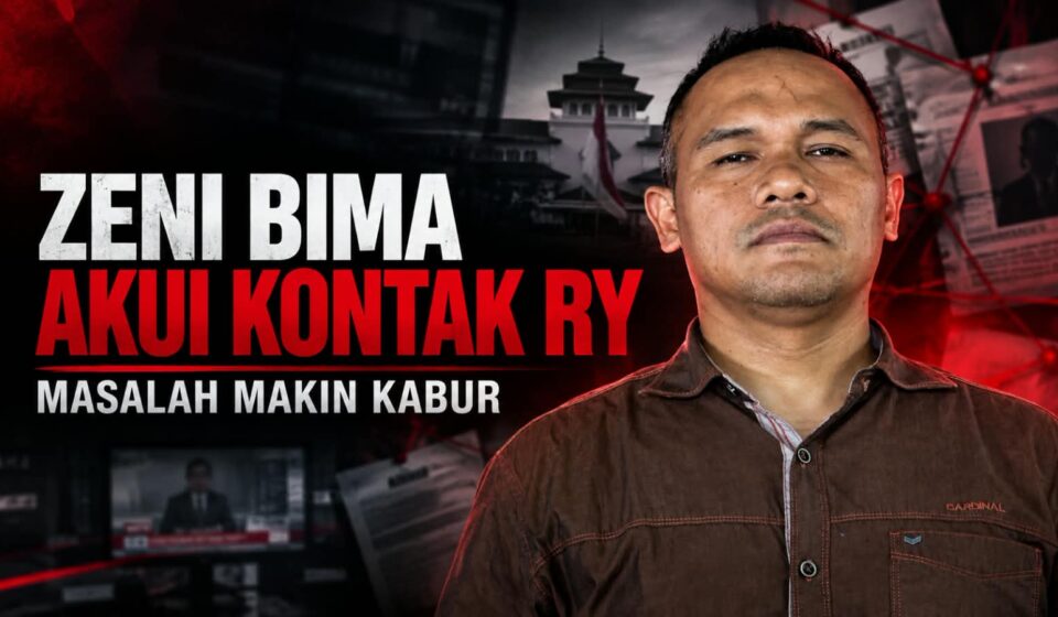Zeni Bima Akui Kontak RY, Masalah Makin Kabur