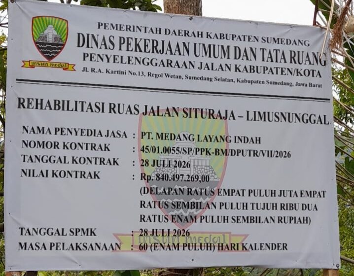 Bina Marga PUTR Sumedang Pastikan Proyek Jalan Sesuai Spesifikasi Teknis