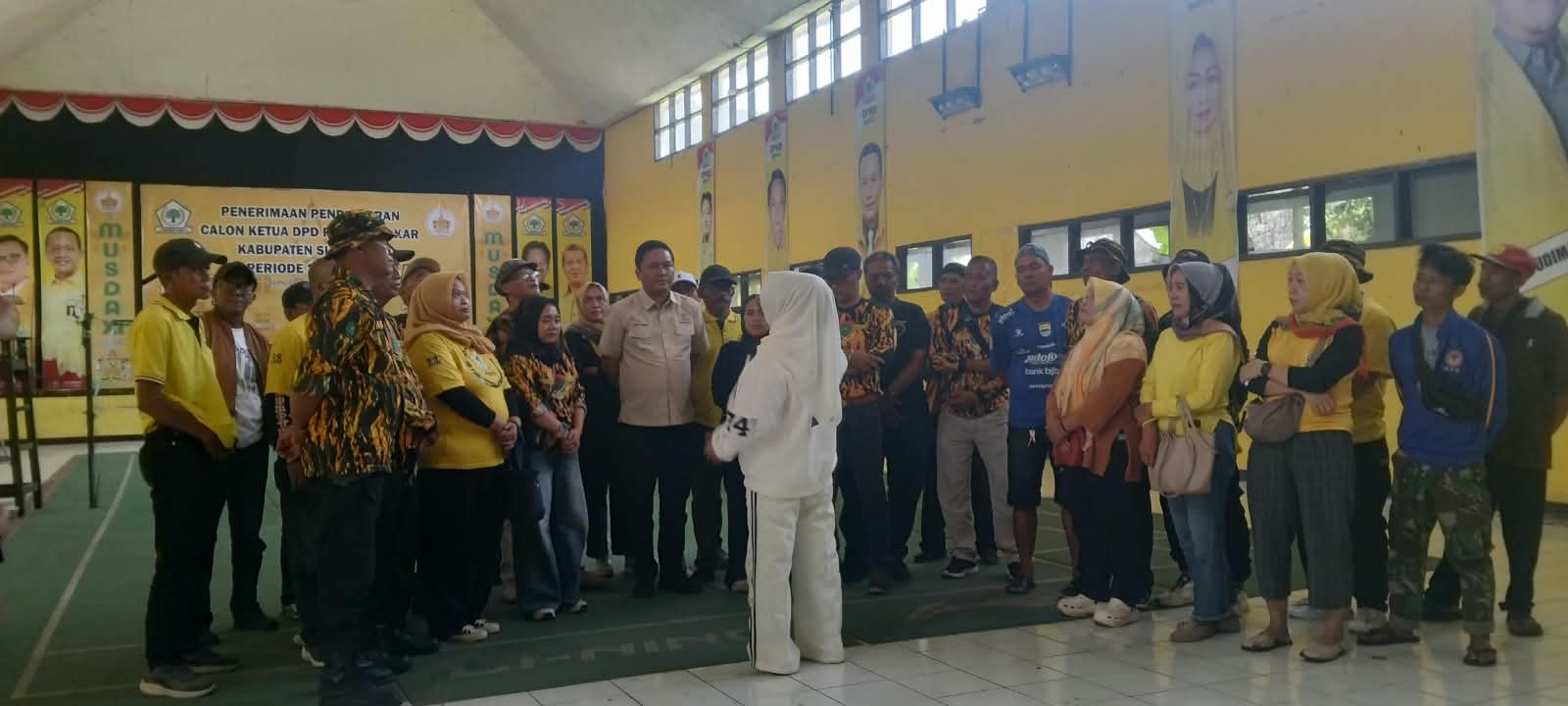 Bunda Bilqis Siapkan Renovasi Gedung DPD Golkar Sumedang